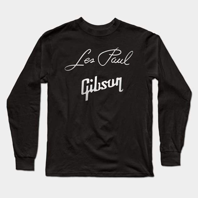 LES PAUL - GIBSON Long Sleeve T-Shirt by tzolotov